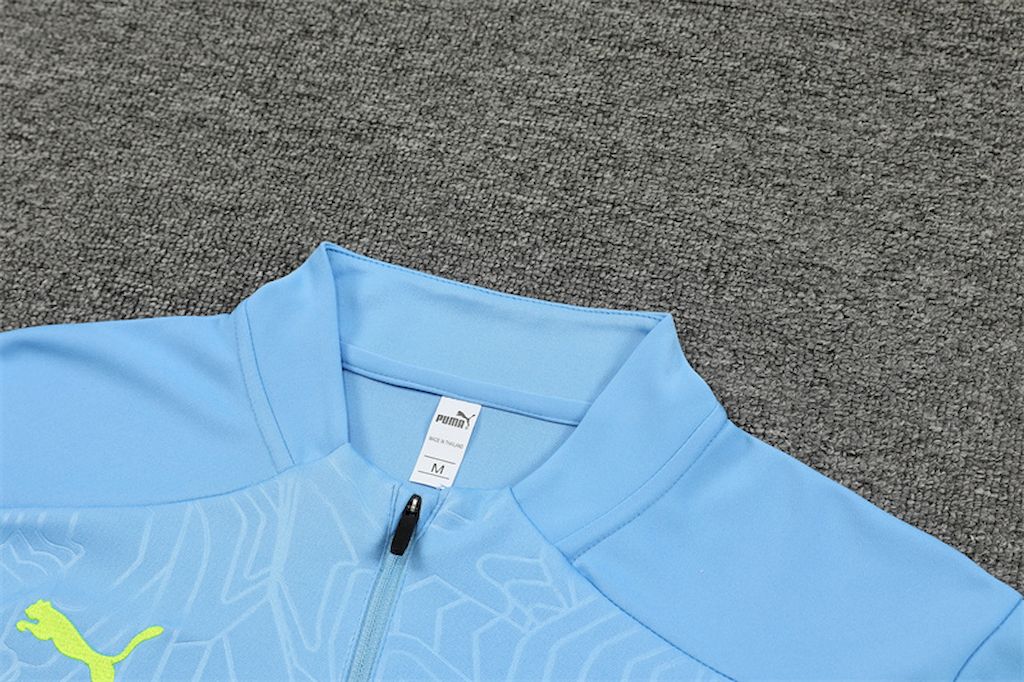 Suéter e calça Manchester City 2024/25 com zíper e meio zíper 14001
