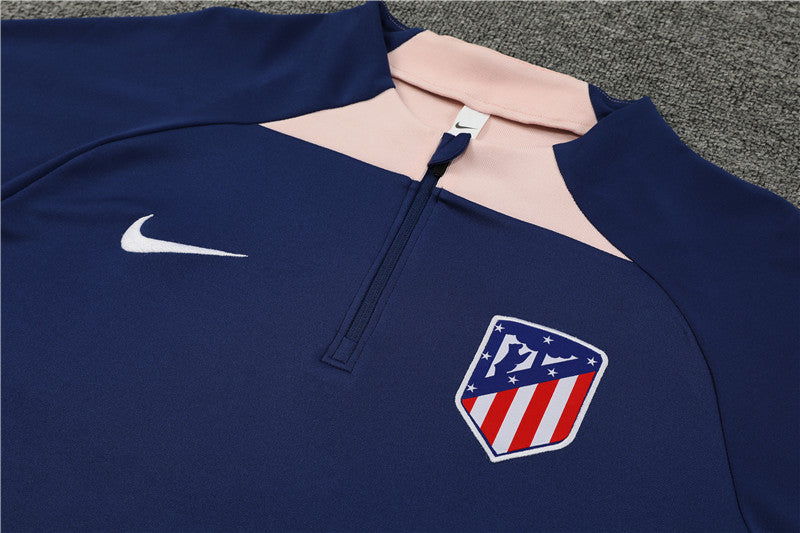 Suéter e calça adulto com zíper médio do Atlético de Madrid 2023/24 14001