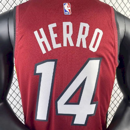 Camisa vermelha masculina Tyler Herro Team – Edição Statement