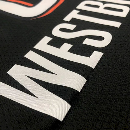 Camisa preta masculina Russell Westbrook Team – Edição City