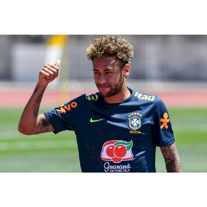 Camisa de treino pré-jogo do Brasil 2018