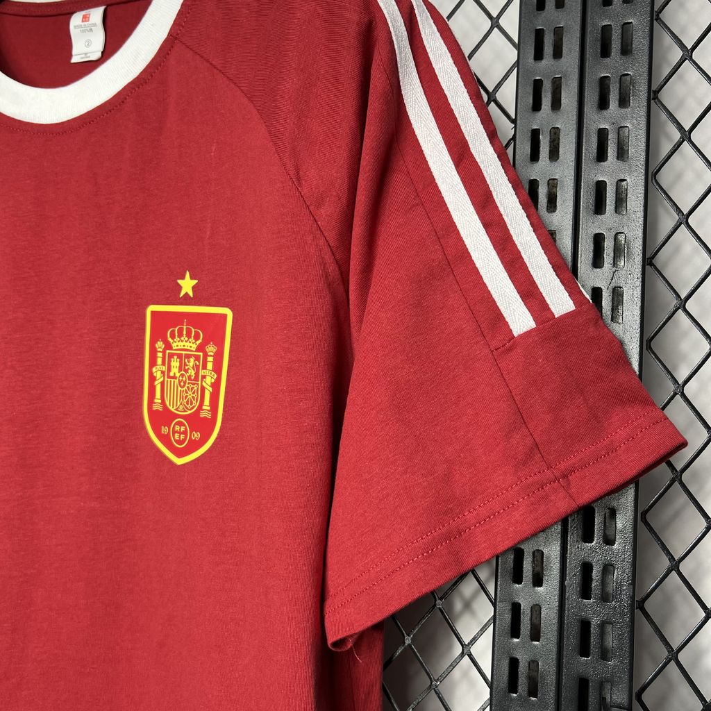 Camisa Espanha 2024/25 Euro estilo retrô