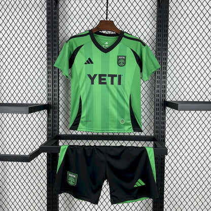 Austin FC 2025/26 Home Kids Kit