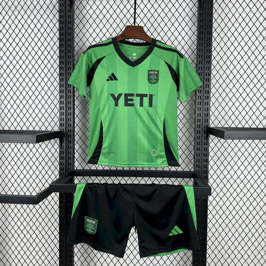 Austin FC 2025/26 Home Kids Kit