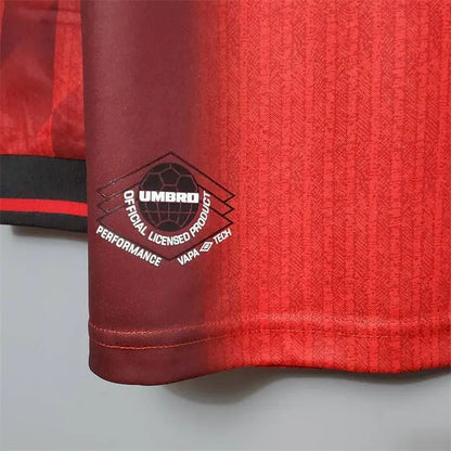 Camisa retrô de manga comprida do Manchester United 1996 Home