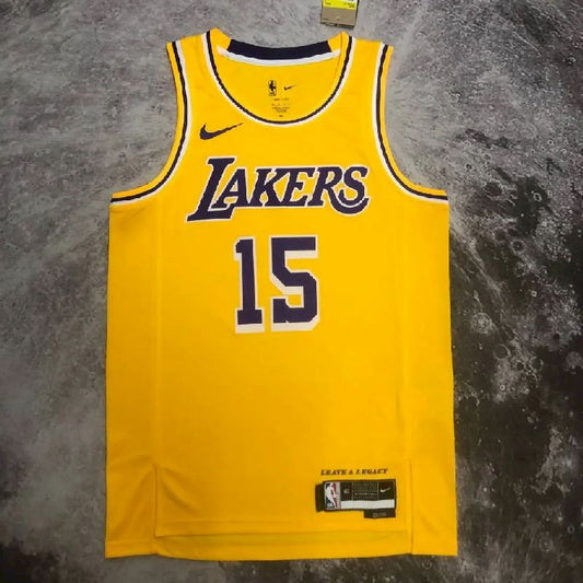 Camisa amarela masculina do Austin Reaves