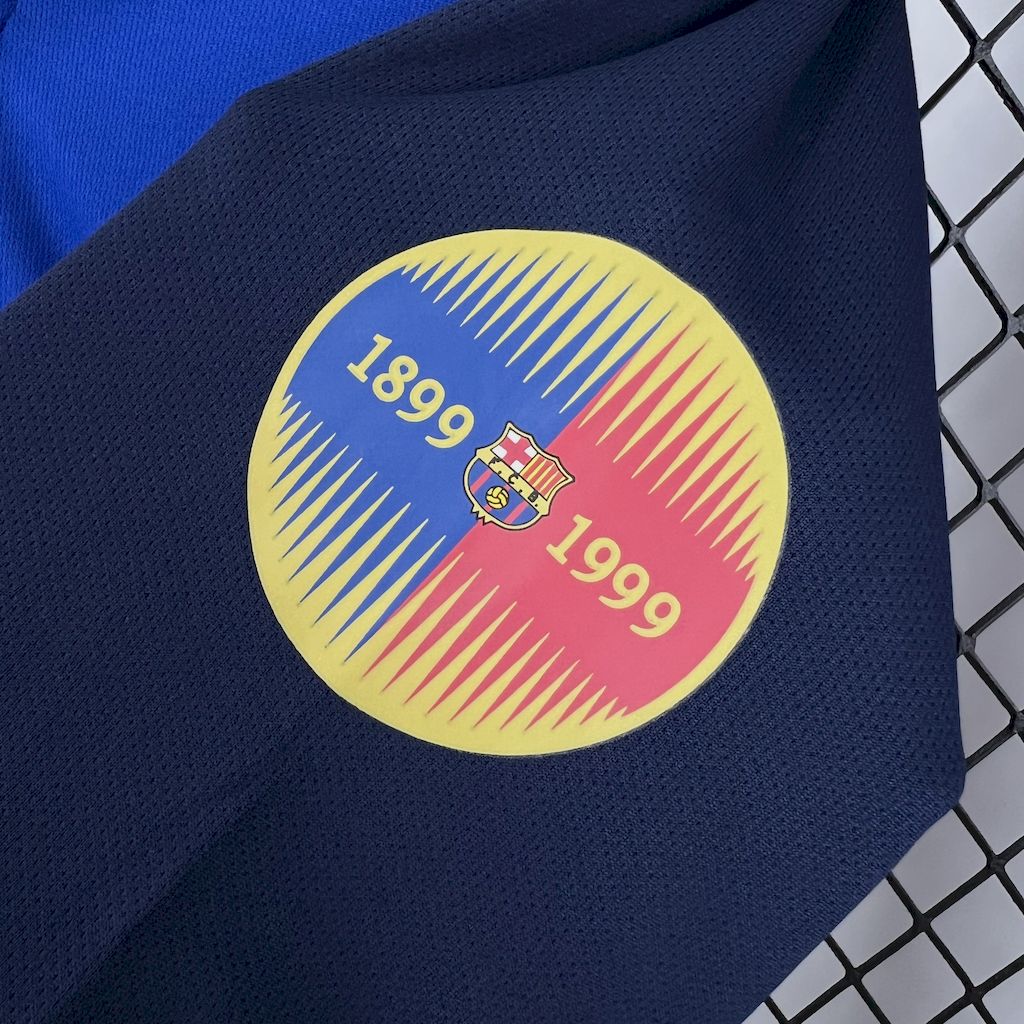 Camisa retrô do Barcelona 1899/1999 100º aniversário