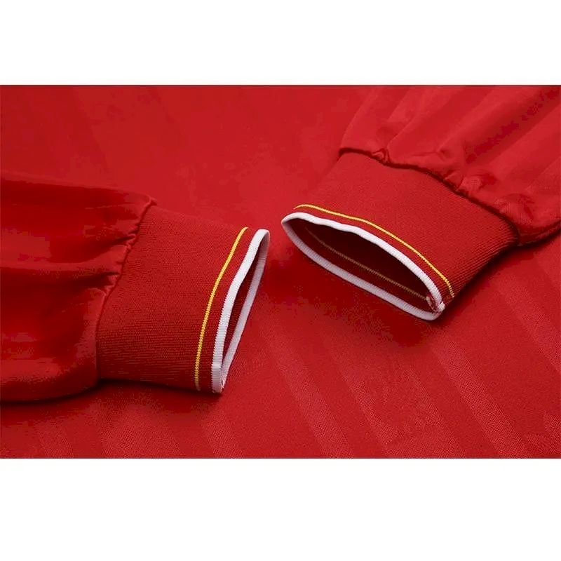 Camisa retrô de mangas compridas da Copa da Inglaterra, temporada 1985/86, Liverpool
