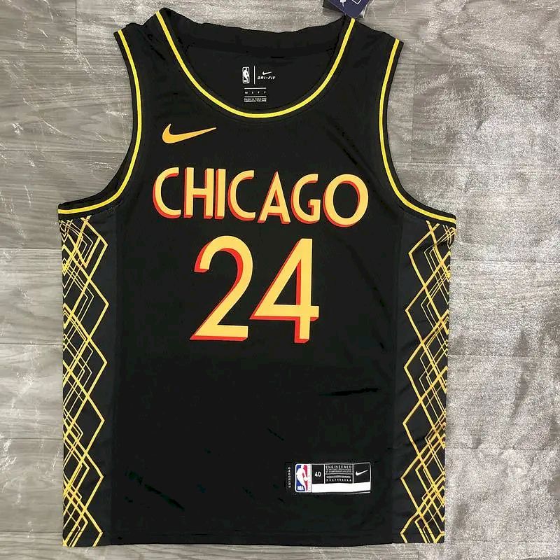 Camisa Lauri Markkanen preta masculina versão Swingman – Edição City