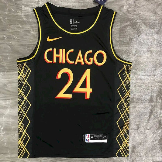 Camisa Lauri Markkanen preta masculina versão Swingman – Edição City
