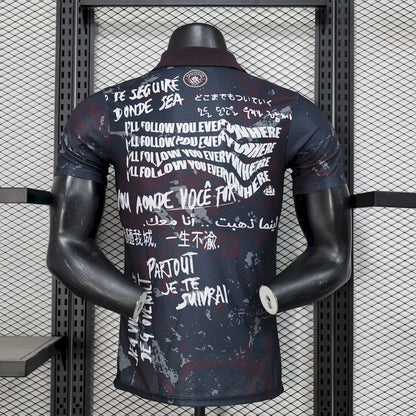 Men's Manchester City 2025/26 Black color Jersey Player Version