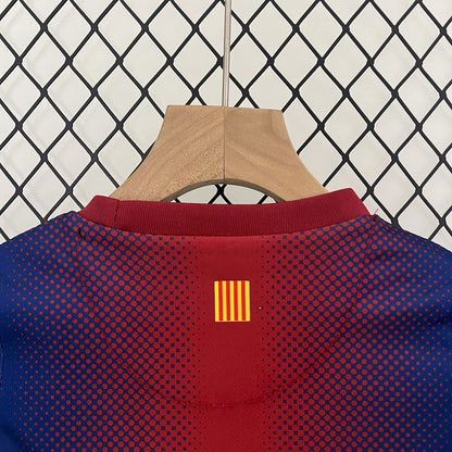 Camisa e shorts retrô infantil do Barcelona 2012/13