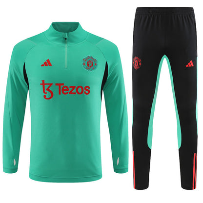 Suéter e calça adulto Manchester United 2023/24 com zíper 14001