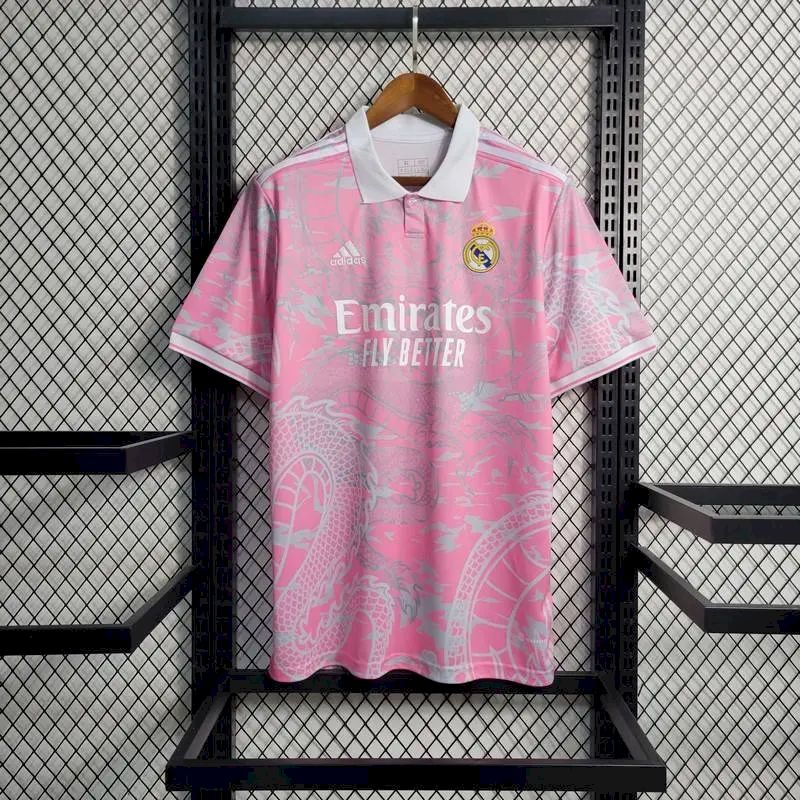 Camisa Real Madrid 2023/24 Edição Especial Dragão Rosa