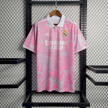 Camisa Real Madrid 2023/24 Edição Especial Dragão Rosa