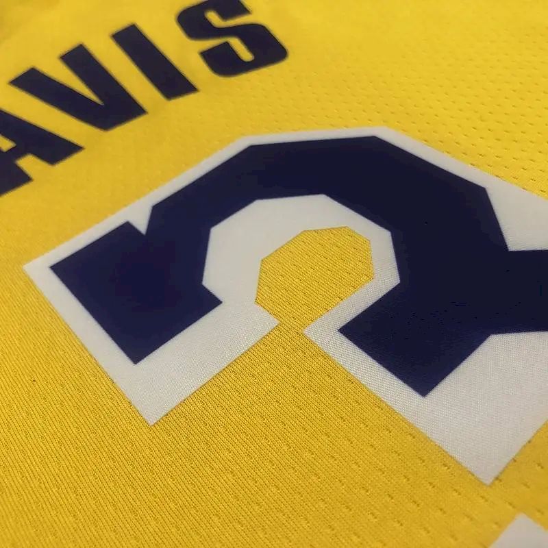 Camisa amarela masculina Anthony Davis – Edição de 75º aniversário