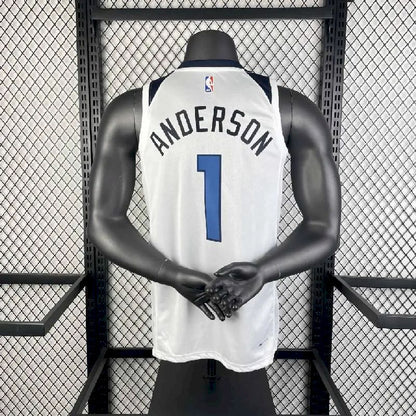 Camisa Kyle Anderson Branca da Equipe Principal Masculina 2023