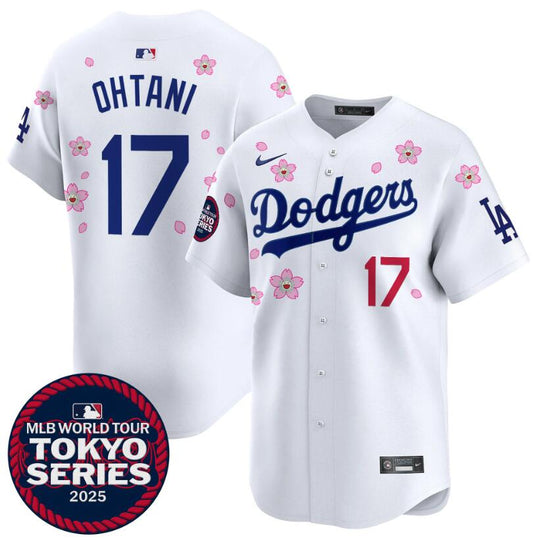 Los Angeles Dodgers White Tokyo Series 2025 Jersey