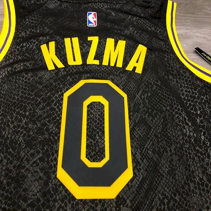 Camisa Kyle Kuzma Black Mamba versão jogador masculina