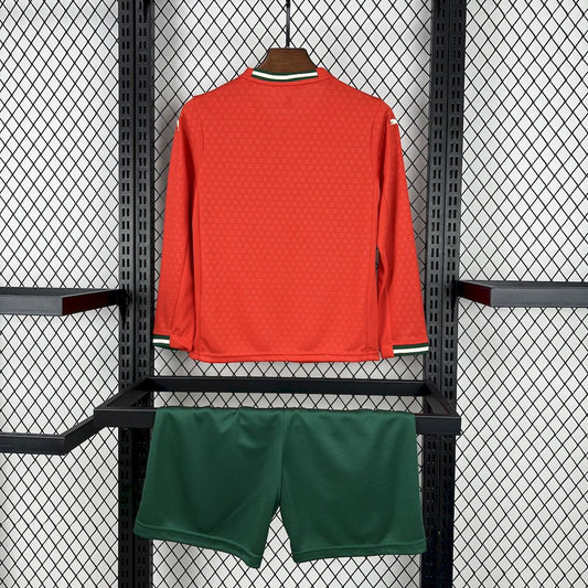 Kids Portugal 2025/26 Home Long Sleeve Kit