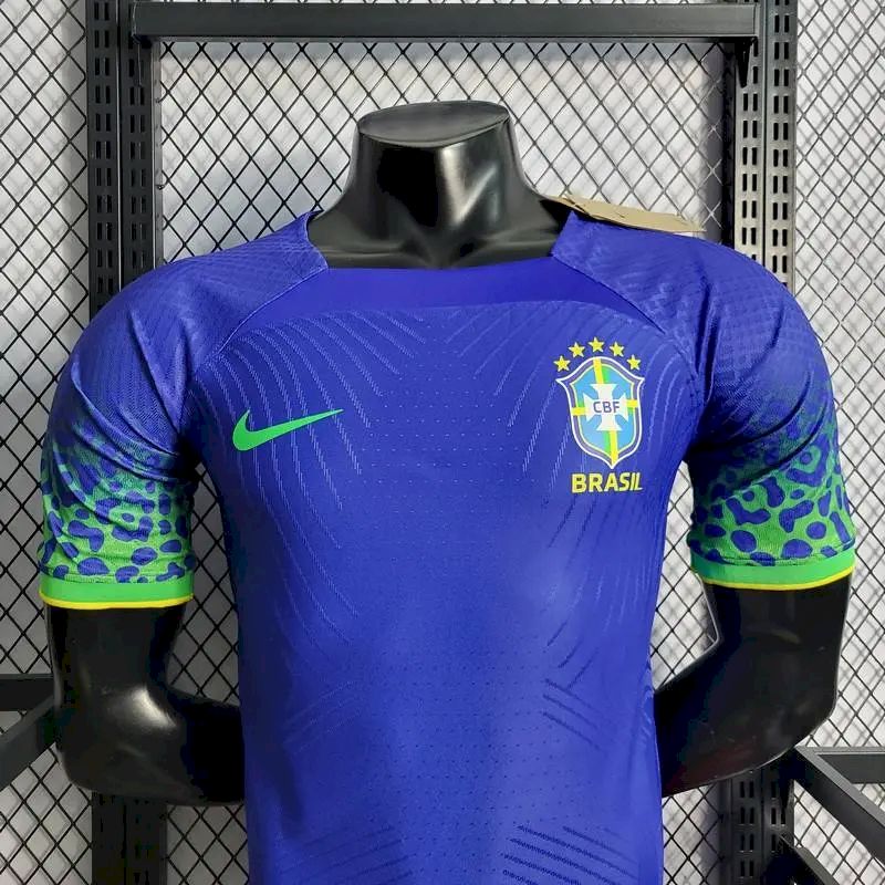 Men's Brazil 2022 Away Jersey Player Version