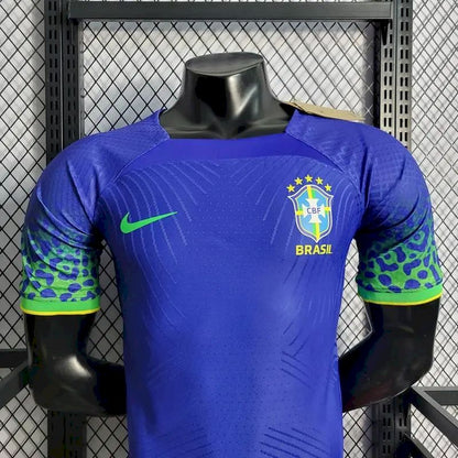 Men's Brazil 2022 Away Jersey Player Version
