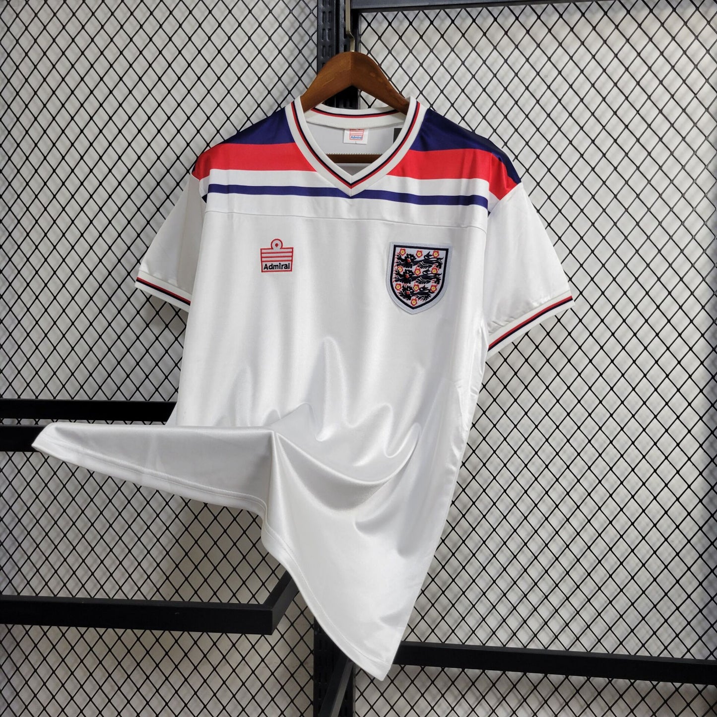 Camisa retrô da Inglaterra de 1982