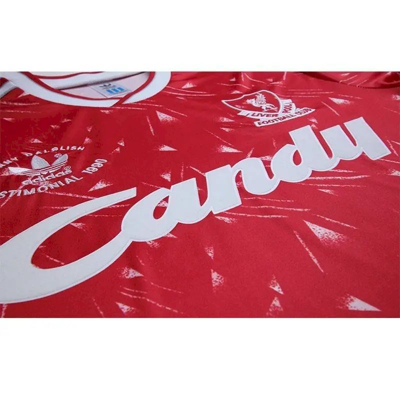 Camisa retrô do Liverpool Dalglish de 1990