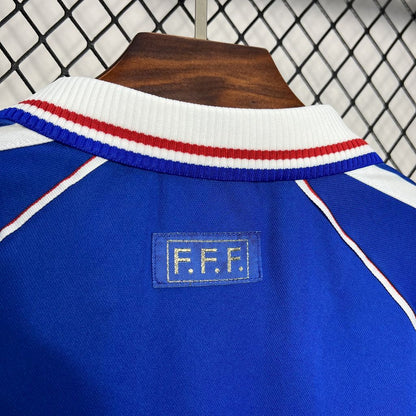 Camisa retrô da França para a Copa do Mundo de 1998