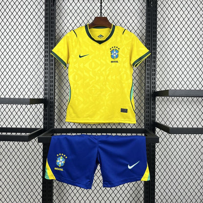 Kids Brazil 2026 World Cup Home Kit