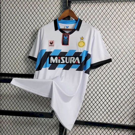 Camisa retrô reserva do Inter de Milão 1990/91