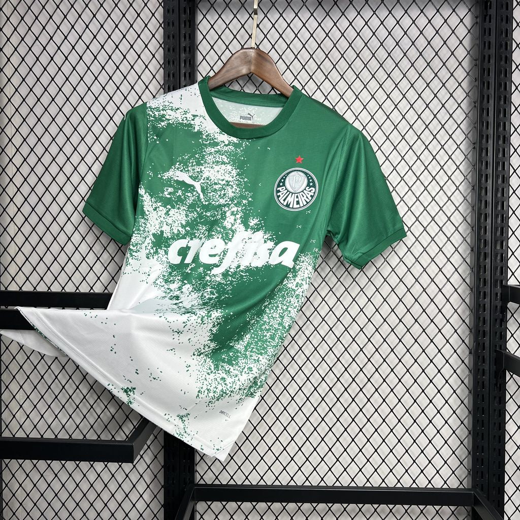 Men's Palmeiras 2024/25 White and green Jersey