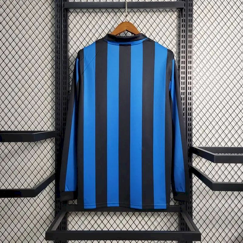 Camisa retrô de mangas compridas Inter de Milão 1998 Home