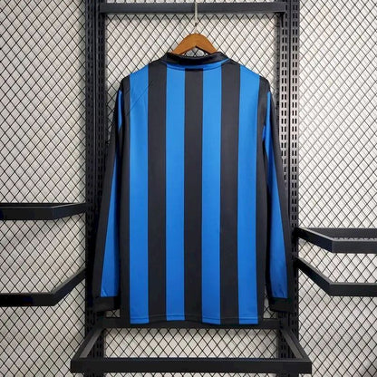 Camisa retrô de mangas compridas Inter de Milão 1998 Home