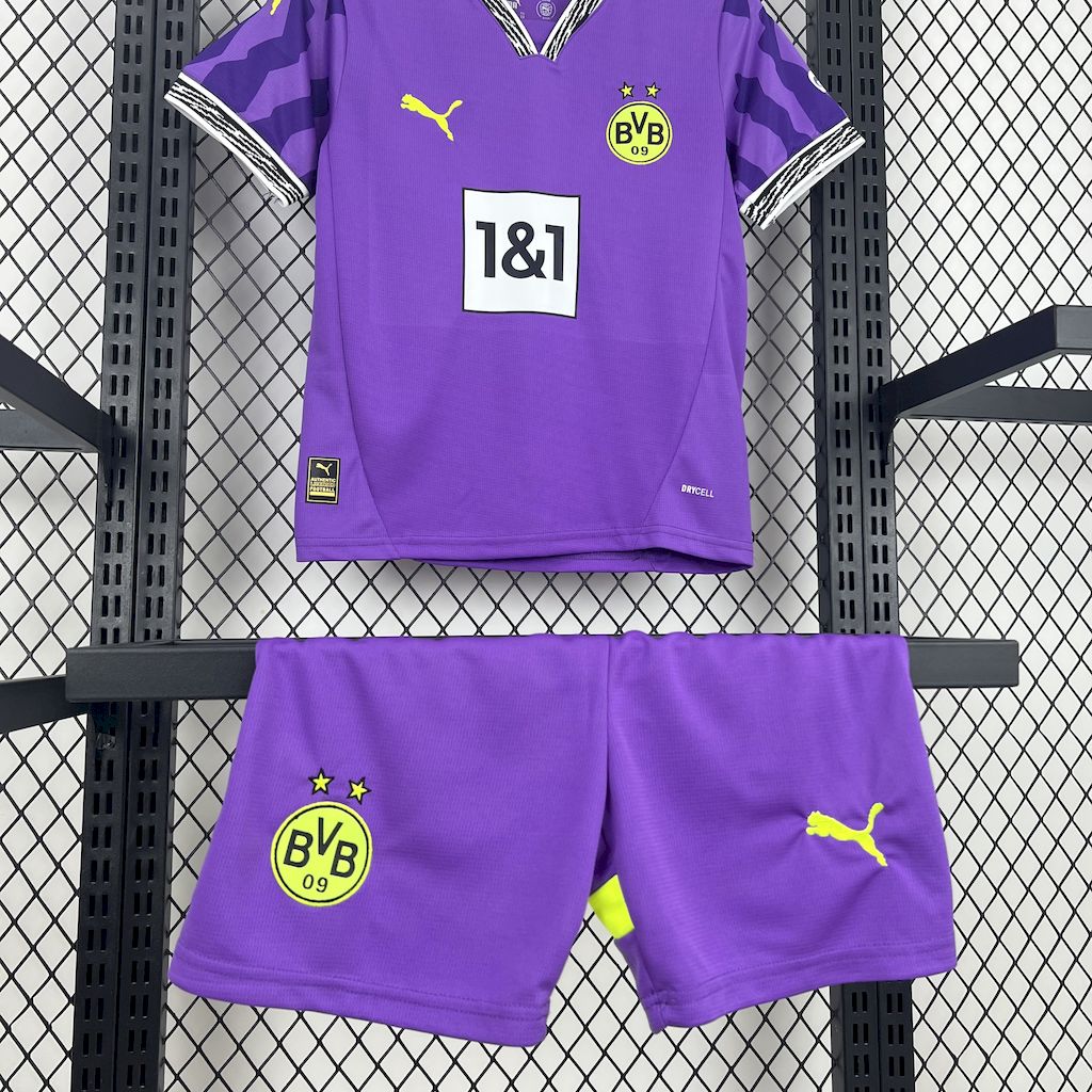 Borussia Dortmund 2024/25 Goalkeeper Special Kids Kit