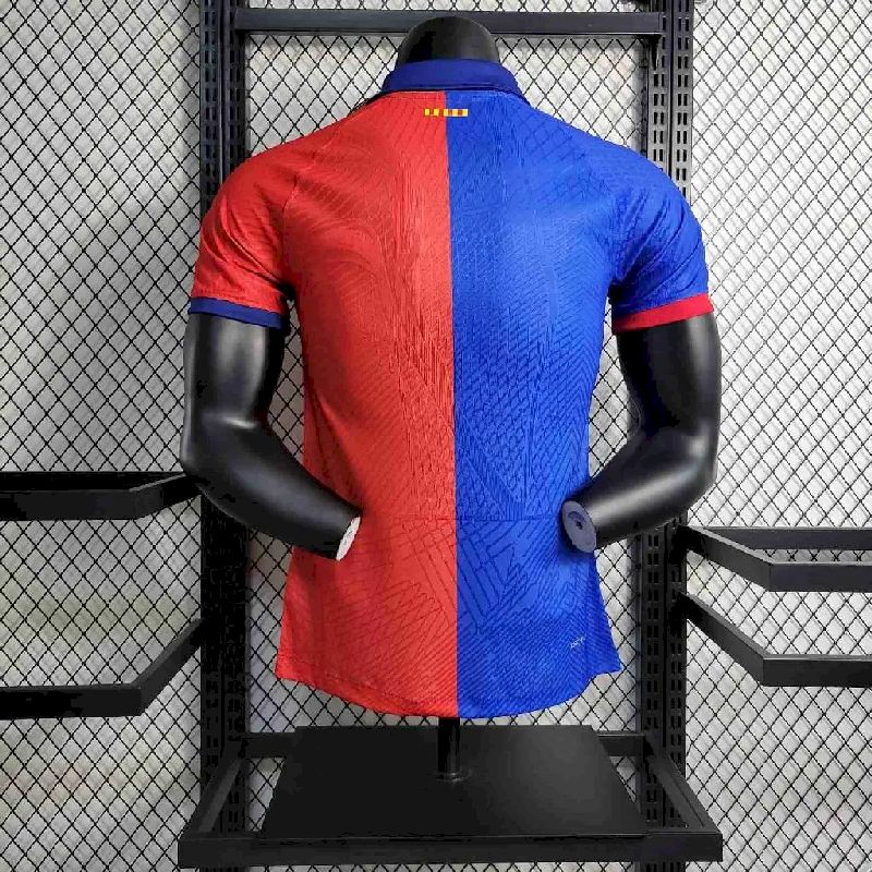 Camisa Barcelona 2023/24 Azul Clássica Versão Jogador