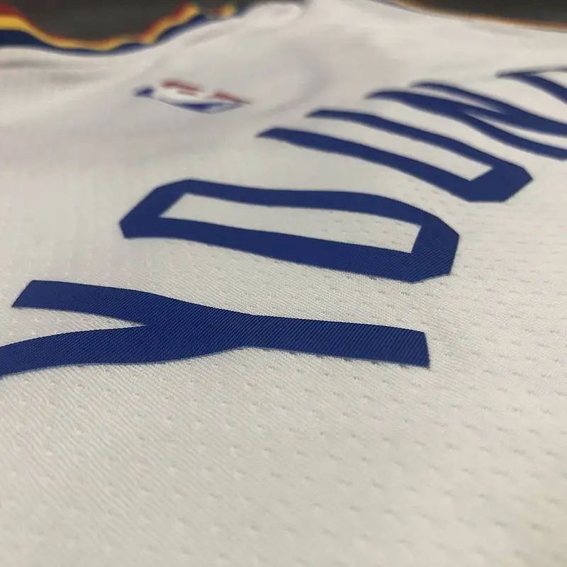 Camisa masculina Nick Young White Player Version – San Francisco Classic Edition