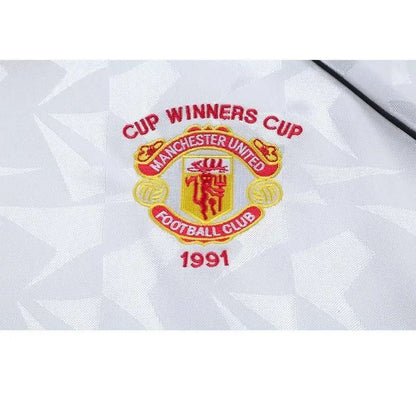 Camisa retrô da Copa dos Vencedores das Copas de 1991 do Manchester United