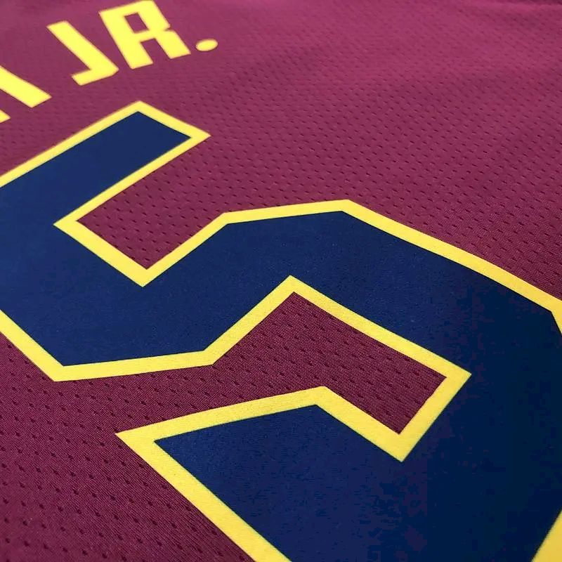 Camisa masculina JRSmith Maroon Swingman Player Version – Edição Icon