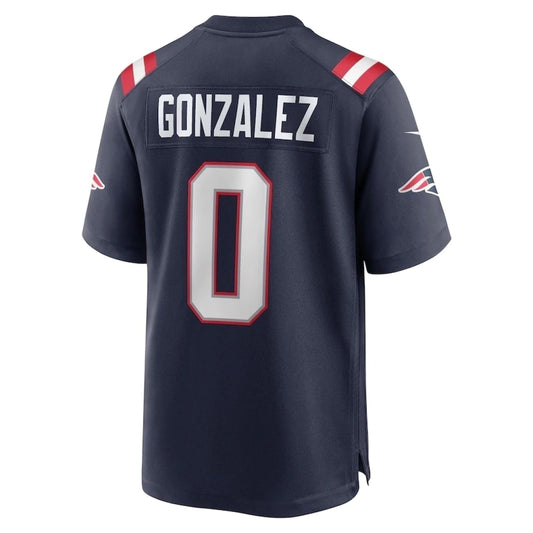 Jersey NFL New England Patriots Christian Gonzalez 0