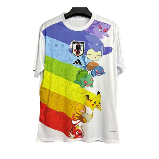 Men's Japan 2024/25 Pokemon Journeys White Jersey
