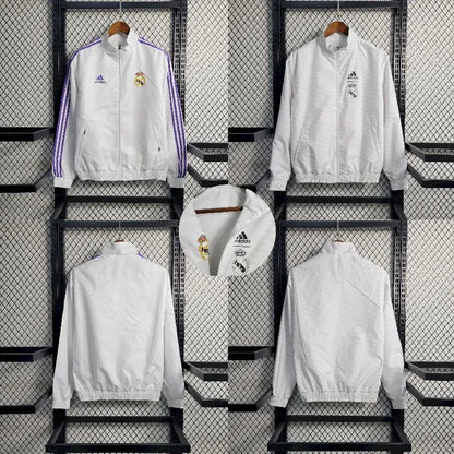 Corta-vento dupla face Real Madrid 2023-24