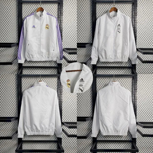 Corta-vento dupla face Real Madrid 2023-24