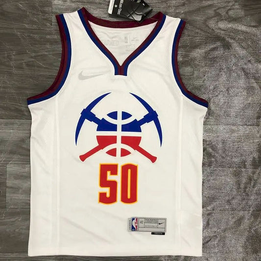 Men’s Aaron Gordon White 2020-21 Swingman Player Version Jersey – Earned Edition