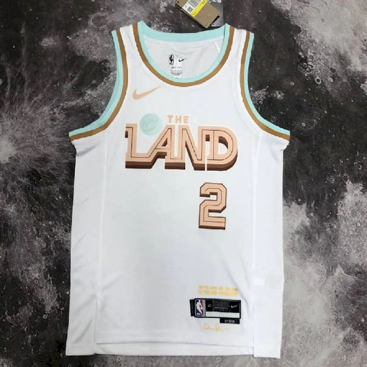 Men’s Kyrie Irving White Team Jersey – City Edition