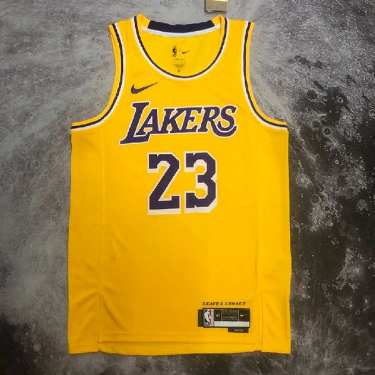 Camisa amarela masculina do time LeBron James