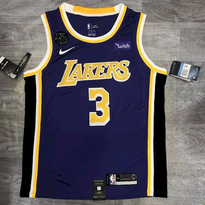 Camisa Anthony Davis Masculina Roxa Versão Jogador – Edição Clássica Retro