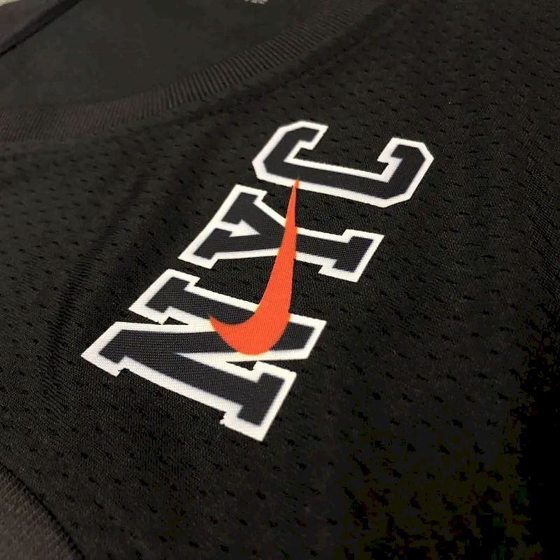 Camisa preta masculina Carmelo Anthony Swingman – Edição City