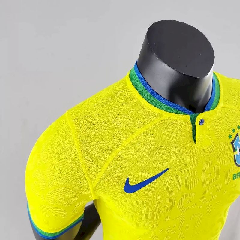 Men's Brazil 2022 Home Jersey Player Version