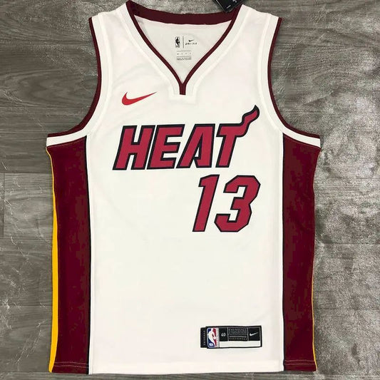 Camisa Bam Adebayo Branca Masculina 2020-21 Swingman Versão Jogador – Edição Associação